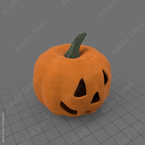 Download Stylized Jack O Lantern Stock 3d Asset Adobe Stock