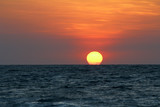 Fototapeta Zachód słońca - colorful sunset in Australia