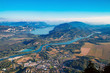 Vue sur le Rhône et le Lac du Bourget depuis le Grand Colombier