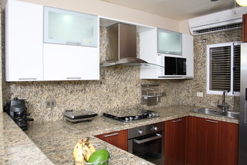 interior of a modern kitchen