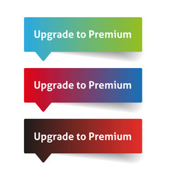 Wall Mural - Upgrade to premium. Call to action button