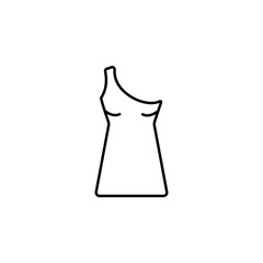 Wall Mural - Shoulder woman dress clothes icon. Element of clothes icon for mobile concept and web apps. Thin line Shoulder woman dress clothes icon can be used for web and mobile