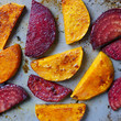 Roasted beets and butternut squash