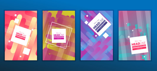 Wall Mural - Modern Vector abstract brochure, report or flyer design template
