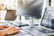 © MIND AND I - Programmer working in a software development and coding technologies. Website design.Technology concept.