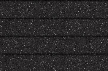 Asphalt roof shingles, seamless pattern. Squares, vector illustration