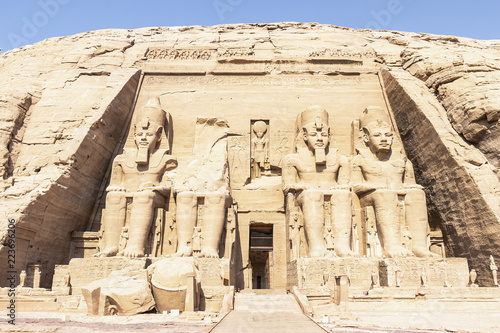 Foto Abu Simbel, the Great Temple of Ramesses II, Egypt