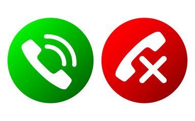 Wall Mural - set of flat phone icons. vector illustration.