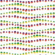 © Suriko - Seamless wave drops pattern background. Vector texture