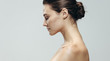 © Jacob Lund - Pretty young brunette with her eyes closed