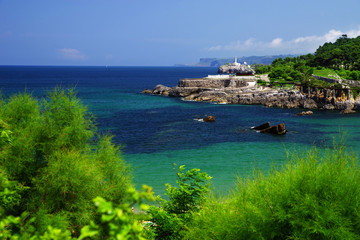 Wall Mural - View of the famous Santander resort in Cantabria, Spain, Europe