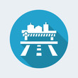 © Myvector - Vector illustration of road frontier icon