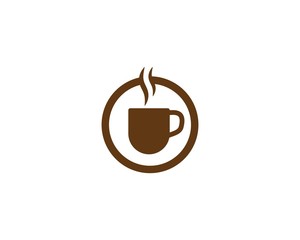 Canvas Print - Coffee cup Logo Template