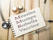 © airdone - MMR Measles Mumps Rubella Vaccine, Healthcare and Medical Concept