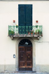 Wall Mural - Lucca door balcony