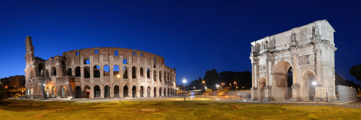 Sticker - Colosseum Rome night