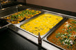Indian food catering buffet yellow curry