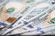 © Yuriy Pankratov - Dollars Closeup Concept. American Dollars Cash Money. One Hundred Dollar Banknotes.