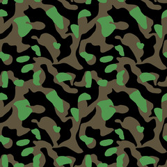 Camouflage pattern. Seamless. Military background. Soldier camou