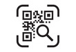 qr code scanner icon. barcode scanner icon