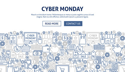 Sticker - Cyber Monday Banner Design