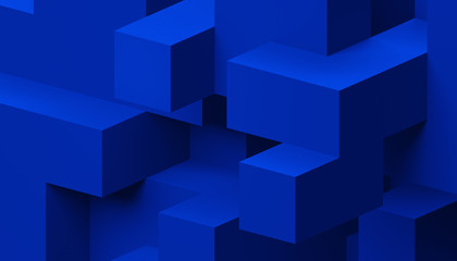 Wall Mural - abstract 3d rendering of a modern geometric background. minimalistic design for poster, cover, brand