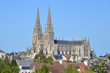 Cathedral of Sees, a commune in the Orne department in north-western France