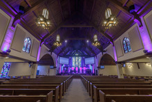 Interior Of Menlo Park Presbyterian Church Also Called Menlo Church.