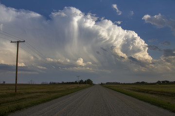 Wall Mural - Prairie Storm Clouds