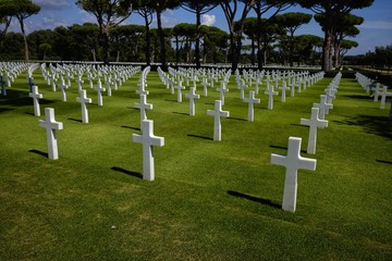 american war cemetery of nettuno  