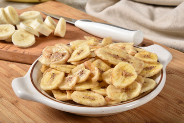 Wall Mural - Organic Banana Chips