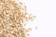 Oat flakes. Pattern of oat flakes. Hercules as background..