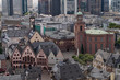 Blick auf die Frankfurter Altstadt mit Paulskirche und Römer 