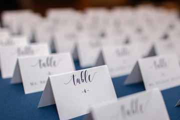 Table Place Cards