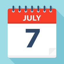 July 7 - Calendar Icon