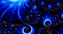 Blue Fractal Free Stock Photo - Public Domain Pictures