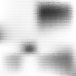 © Vera - Halftone effect abstract background. Monochrome dotted grunge texture. Black and white vector illustration. Minimalist design.