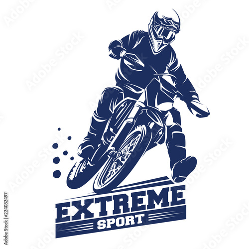 Dekoracja na wymiar  moto-track-lub-motocross-jump-ilustracja-wektor-inspiracji-logo