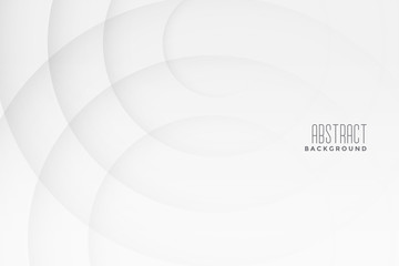 Canvas Print - abstract white and gray background with curve lines