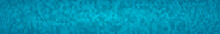 Abstract Horizontal Banner Or Background Of Small Isometric Cubes In Light Blue Colors With The Fish Eye Effect.