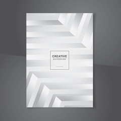 Wall Mural - white gray abstract gradient creative design background