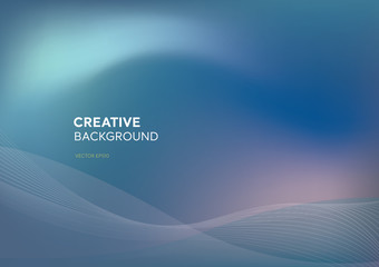 Wall Mural - abstract futuristic blend purplish blue dynamic creative background