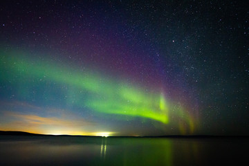 polar lights, aurora borealis, northern lights