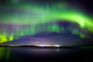 polar lights, aurora borealis, northern lights