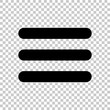 © fokas.pokas - Hamburger menu. Web icon. On transparent background.
