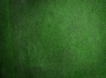 Vintage Texture Of A Green Fragment Of Leather Background