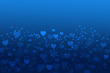 Background Blue With White Heart