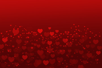 Valentine's day background  with hearts white