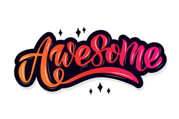 awesome lettering typography