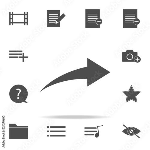 Fotografia, Obraz outgoing arrow icon. web icons universal set for web and mobile